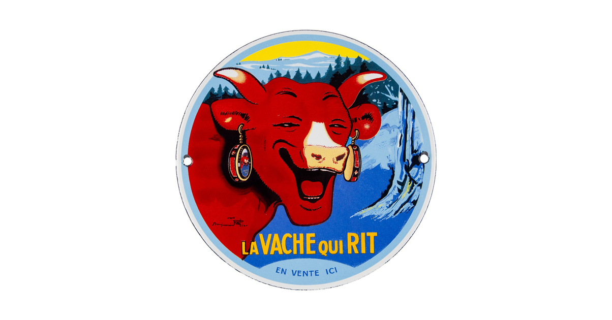 Vache qui rit - Plaque - Enamel
